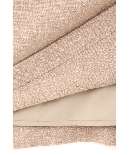 22 OCTOBRE（ヴァンドゥ－オクトーブル）の「ニットドッキングツィードワンピース【セットアップ対応商品】　（ワンピース・レディース・ブラック/ベージュ・38/36/40）」の8枚目の写真