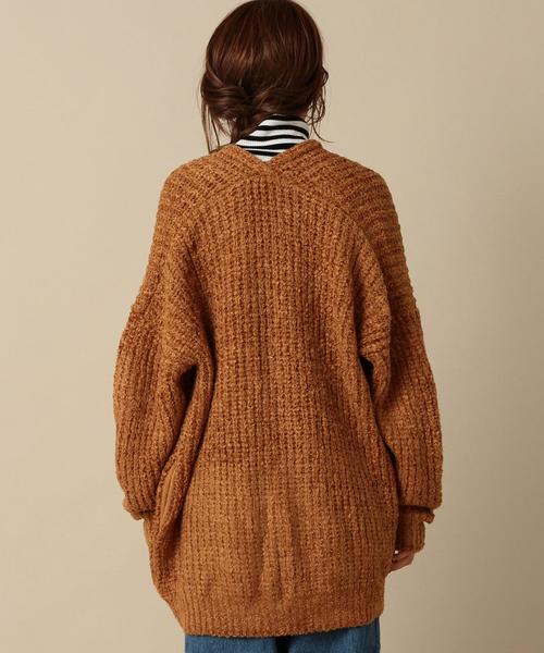 Another Edition（アナザーエディション）の「【一部WEB店舗限定】ワイドニットカーディガン/AEMFC AC/NY WIDE CGN◆（カーディガン/ボレロ・レディース・ホワイト/ベージュ/ライトピンク・ﾌﾘ-）」の19枚目の写真