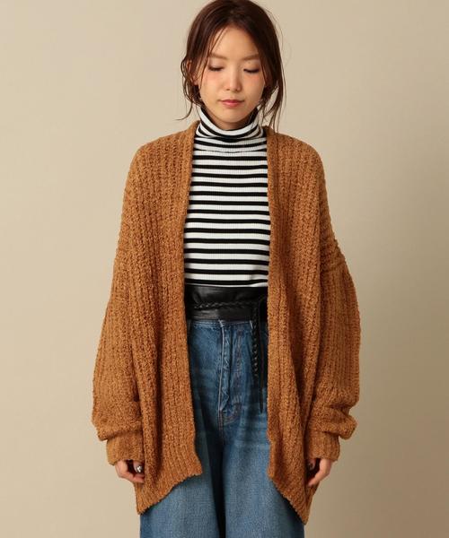 Another Edition（アナザーエディション）の「【一部WEB店舗限定】ワイドニットカーディガン/AEMFC AC/NY WIDE CGN◆（カーディガン/ボレロ・レディース・ホワイト/ベージュ/ライトピンク・ﾌﾘ-）」の13枚目の写真