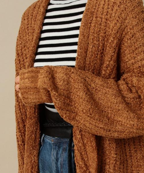 Another Edition（アナザーエディション）の「【一部WEB店舗限定】ワイドニットカーディガン/AEMFC AC/NY WIDE CGN◆（カーディガン/ボレロ・レディース・ホワイト/ベージュ/ライトピンク・ﾌﾘ-）」の15枚目の写真