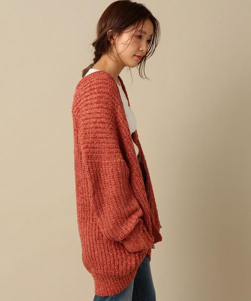 Another Edition（アナザーエディション）の「【一部WEB店舗限定】ワイドニットカーディガン/AEMFC AC/NY WIDE CGN◆（カーディガン/ボレロ・レディース・ホワイト/ベージュ/ライトピンク・ﾌﾘ-）」の10枚目の写真