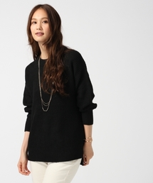 GLOBAL WORK | 7ゲージイタリアアゼニットプルオーバー長袖/719687(ニット/セーター)