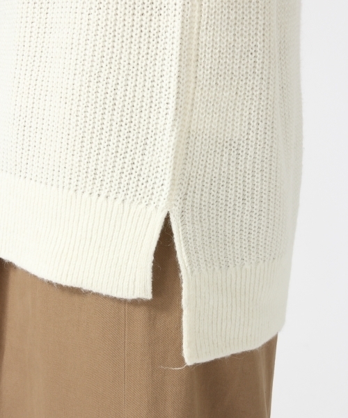 GLOBAL WORK(グローバルワーク)の「7ゲージイタリアアゼニットプルオーバー長袖/719687(ニット/セーター・レディース・ブラック/ホワイト/ブラウン/ライトグレー/ワインレッド・SMALL/LARGE/MEDIUM)」の19枚目の写真