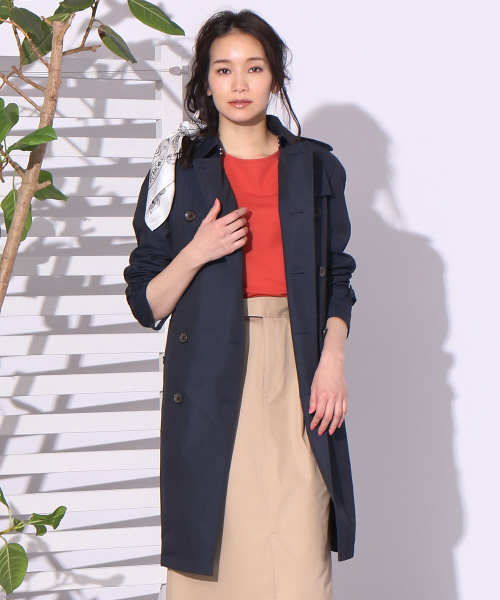 Abahouse Devinette（ドゥヴィネット）の「トレンチコート（トレンチコート・レディース・ベージュ/ネイビー・38/36）」の2枚目の写真