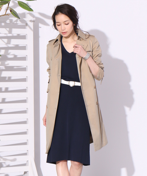 Abahouse Devinette（ドゥヴィネット）の「トレンチコート（トレンチコート・レディース・ベージュ/ネイビー・38/36）」の12枚目の写真