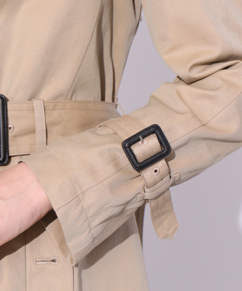 Abahouse Devinette（ドゥヴィネット）の「トレンチコート（トレンチコート・レディース・ベージュ/ネイビー・38/36）」の9枚目の写真