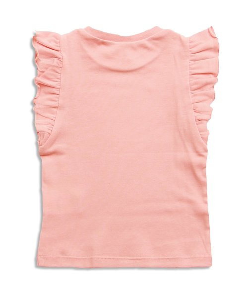 apres les cours（アプレレクール）の「袖フリルＴシャツ（Tシャツ/カットソー・キッズ・ミント/ネイビー/オフホワイト/グレー/オリーブ/ピンク・140/110/130/90/80/100/120）」の18枚目の写真