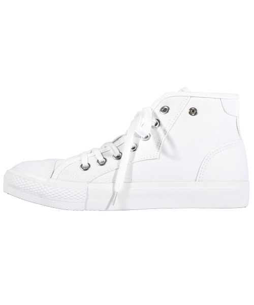 ８(eight)（エイト）の「デニム ハイカット ホワイトスニーカー（スニーカー・メンズ・ブラック/ホワイト/インディゴブルー・28.0cm/25.5cm/27.0cm/26.0cm/25.0cm/26.5cm）」の9枚目の写真