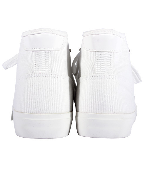 ８(eight)（エイト）の「デニム ハイカット ホワイトスニーカー（スニーカー・メンズ・ブラック/ホワイト/インディゴブルー・28.0cm/25.5cm/27.0cm/26.0cm/25.0cm/26.5cm）」の10枚目の写真