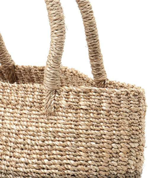 LBC（エルビーシー）の「アバカトート　グレー                     （かごバッグ・レディース・グレー・FREE）」の2枚目の写真