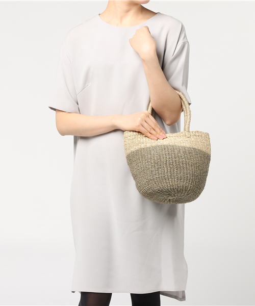 LBC（エルビーシー）の「アバカトート　グレー                     （かごバッグ・レディース・グレー・FREE）」の5枚目の写真