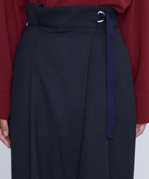 STUDIOUS（ステュディオス）の「【STUDIOUS】クラウンワイドパンツ（その他パンツ・レディース・ブラック/ベージュ・1/0）」の8枚目の写真