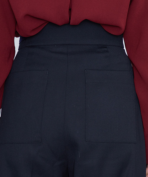 STUDIOUS（ステュディオス）の「【STUDIOUS】クラウンワイドパンツ（その他パンツ・レディース・ブラック/ベージュ・1/0）」の10枚目の写真