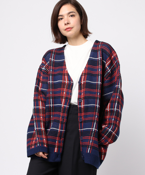 PUNYUS(プニュズ)の「チェックビッグカーディガン(カーディガン PUNYUS(プニュズ)の「チェックビッグカーディガン(カーディガン