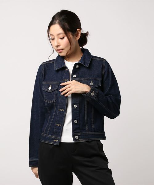 rps(アールピーエス)の「ベーシックGジャン(デニムジャケット・レディース・ブルー/インディゴブルー・M)」の22枚目の写真