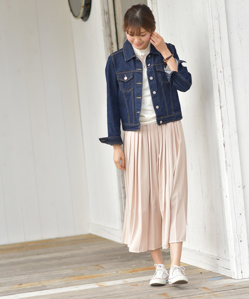 rps(アールピーエス)の「ベーシックGジャン(デニムジャケット・レディース・ブルー/インディゴブルー・M)」の4枚目の写真