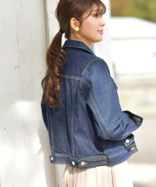 rps(アールピーエス)の「ベーシックGジャン(デニムジャケット・レディース・ブルー/インディゴブルー・M)」の3枚目の写真