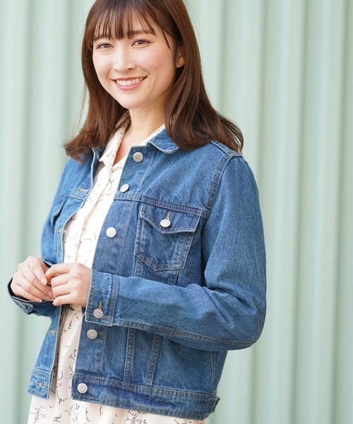 rps(アールピーエス)の「ベーシックGジャン(デニムジャケット・レディース・ブルー/インディゴブルー・M)」の6枚目の写真