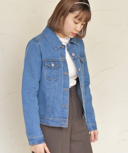 rps(アールピーエス)の「ベーシックGジャン(デニムジャケット・レディース・ブルー/インディゴブルー・M)」の8枚目の写真