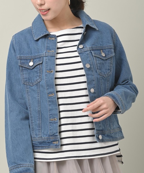 rps(アールピーエス)の「ベーシックGジャン(デニムジャケット・レディース・ブルー/インディゴブルー・M)」の13枚目の写真