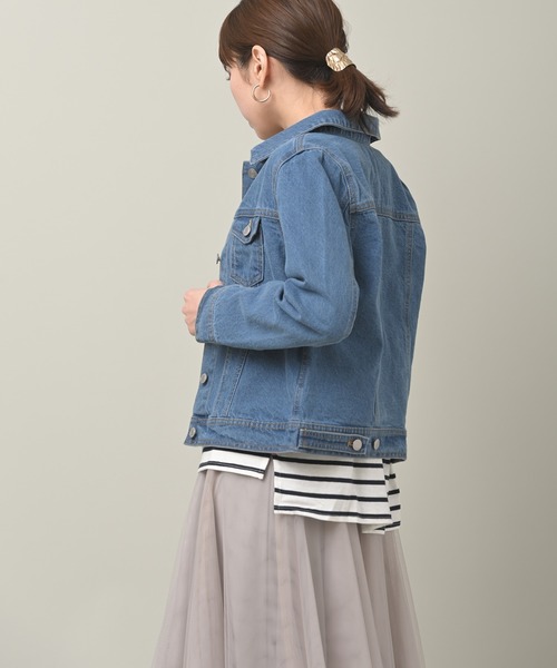 rps(アールピーエス)の「ベーシックGジャン(デニムジャケット・レディース・ブルー/インディゴブルー・M)」の14枚目の写真