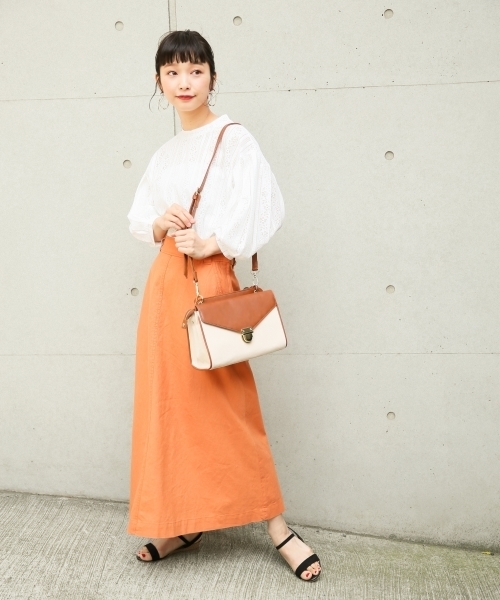 LOWRYS FARM（ローリーズファーム）の「レースソデボリューム／７Ｓ  784717（Tシャツ/カットソー・レディース・ブラック/グリーン/ホワイト・LARGE/MEDIUM）」の13枚目の写真