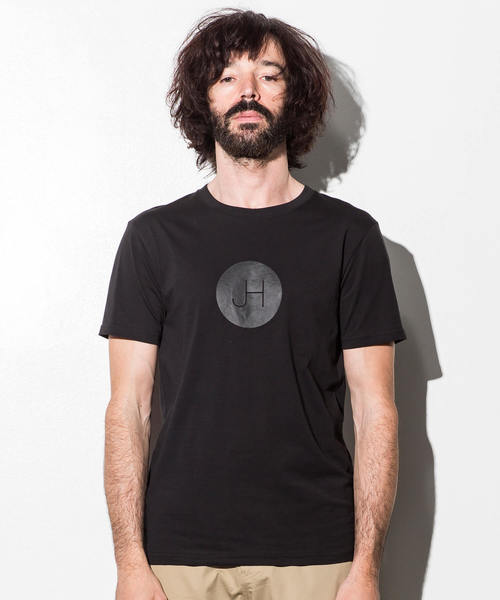 JH junhashimoto(ジェイエイチジュンハシモト)の「JH junhashimoto(ジェイエイチ ジュンハシモト)サークルロゴプリントTシャツ(Tシャツ/カットソー・メンズ・ホワイト/ブラック/ネイビー・LARGE/MEDIUM/SMALL)」の3枚目の写真