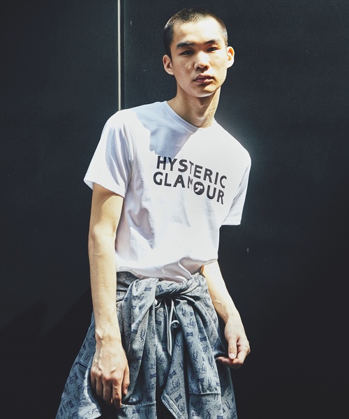 HYSTERIC GLAMOUR(ヒステリックグラマー)の「HYS SYMBOL プリント Tシャツ(Tシャツ/カットソー・メンズ・ブラック/トップグレー/ホワイト・LARGE/MEDIUM/SMALL/X-LARGE)」の1枚目の写真