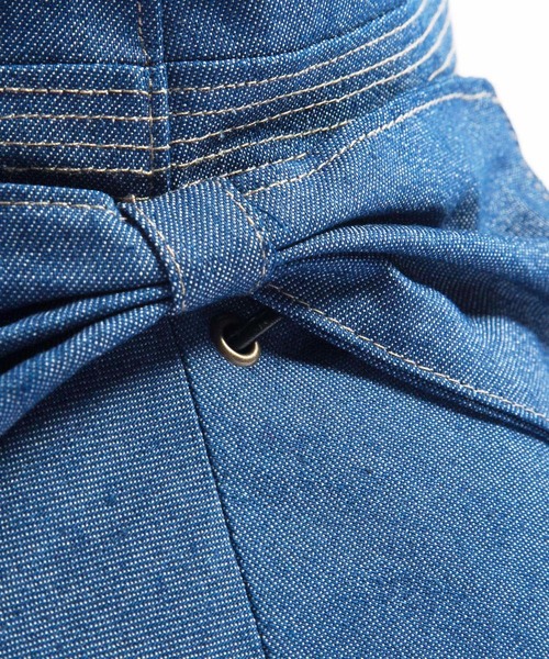 QUEENHEAD(クイーンヘッド)の「デニム リボンハット(ハット・レディース・ブラック/ブルー・X-LARGE/FREE/XX-LARGE)」の5枚目の写真