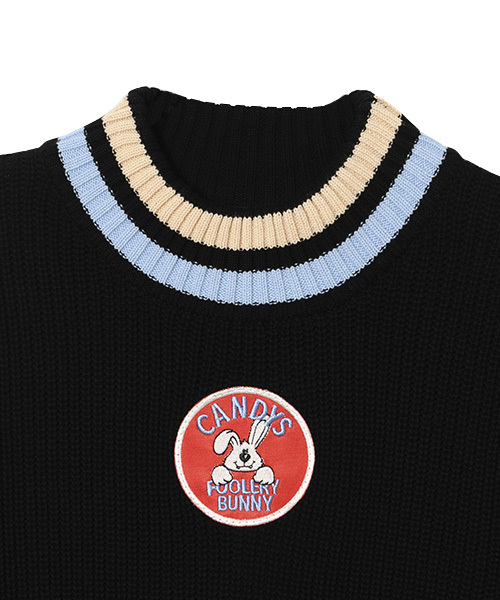 Candy Stripper(キャンディストリッパー)の「FOOLERY BUNNY ニット(ニット/セーター・レディース・ブラック/グレー/レッド・2)」の4枚目の写真