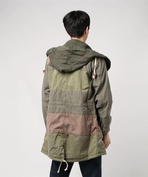 ヅ*け様 日本製 OLD PARK モッズコート リメイク 迷彩 再構築 OLDPARK モッズコート M-65 リメイク 再構築 リビルド | CHASE