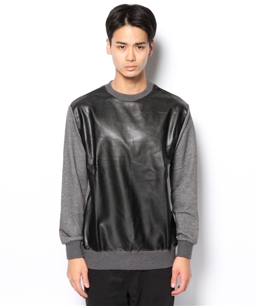 603（ロクマルサン）の「603 PVC切替スウェット（Tシャツ/カットソー・メンズ・ダークグレー/ホワイト/ブラック・FREE）」の7枚目の写真
