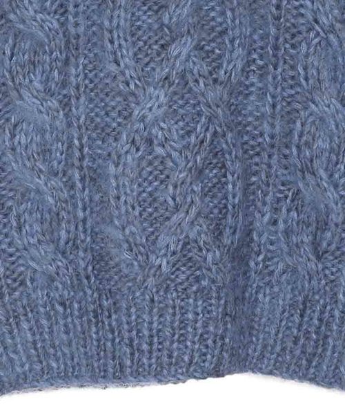 セール】MOHAIR BIG CABLE KNIT（ニット/セーター）｜Ameri（アメリ