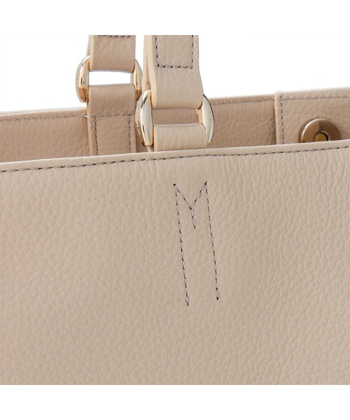 PELLE MORBIDA(ペッレモルビダ)の「VELA(ヴェーラ)横型トートバッグ(トートバッグ・レディース・ブラック/ベージュ/オレンジ・FREE)」の7枚目の写真