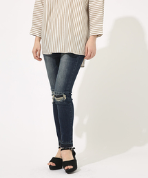 AZUL by moussy | REPAIR DENIM SKINNY/リペアデニムスキニー(デニムパンツ)