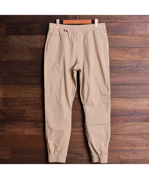 Bling Leads（ブリングリーズ）の「【Bl】サルエルジョガーパンツ（チノパンツ・メンズ・ブラック/ベージュ/ネイビー/カーキ/マルチ/ワンウォッシュ/ストライプ・MEDIUM/LARGE/X-LARGE）」の9枚目の写真