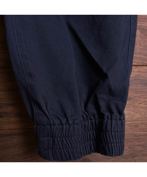 Bling Leads（ブリングリーズ）の「【Bl】サルエルジョガーパンツ（チノパンツ・メンズ・ブラック/ベージュ/ネイビー/カーキ/マルチ/ワンウォッシュ/ストライプ・MEDIUM/LARGE/X-LARGE）」の18枚目の写真