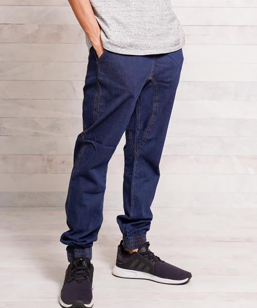 Bling Leads（ブリングリーズ）の「【Bl】サルエルジョガーパンツ（チノパンツ・メンズ・ブラック/ベージュ/ネイビー/カーキ/マルチ/ワンウォッシュ/ストライプ・MEDIUM/LARGE/X-LARGE）」の21枚目の写真