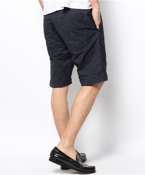 KATHARINE HAMNETT LONDON （キャサリンハムネットロンドン）の「PAISLEY JACQUARD / ペイズリ―ジャガードショーツ（その他パンツ・メンズ・グレー/ネイビー/ブラック/カーキ・LARGE/MEDIUM/AL）」の7枚目の写真