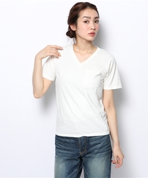 BEAMS BOY | HANES / POCKET V-NECK TEE(Tシャツ/カットソー)