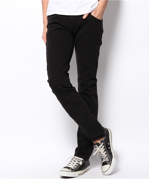 AMERICAN RAG CIE(アメリカンラグシー)の「AMERICAN RAG CIE&Magine COMMONWARE カラードスリムパンツ:(チノパンツ・メンズ・レッド/ブルー/ブラック・44/46/48)」の2枚目の写真