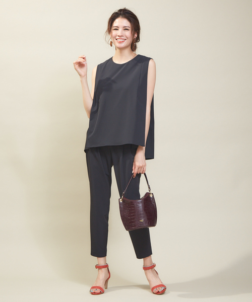 Au BANNISTER（オゥバニスター）の「キリカエアンクルストラップサンダル（サンダル・レディース・ブラック/ネイビー/レッド/ピンクゴールド・38/35/36/37/39）」の15枚目の写真