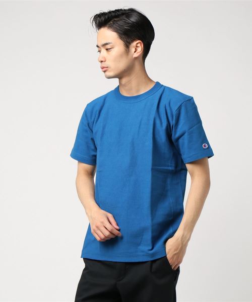 Champion（チャンピオン）の「チャンピオン RW T-SHIRT（Tシャツ/カットソー・メンズ・ホワイト/ダークグリーン/レッド/ダークブルー/ブラック/ネイビー・S/L/M/XL）」の5枚目の写真