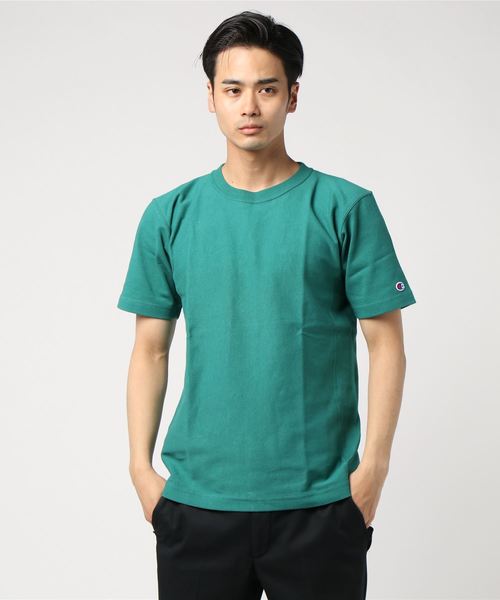 Champion（チャンピオン）の「チャンピオン RW T-SHIRT（Tシャツ/カットソー・メンズ・ホワイト/ダークグリーン/レッド/ダークブルー/ブラック/ネイビー・S/L/M/XL）」の3枚目の写真
