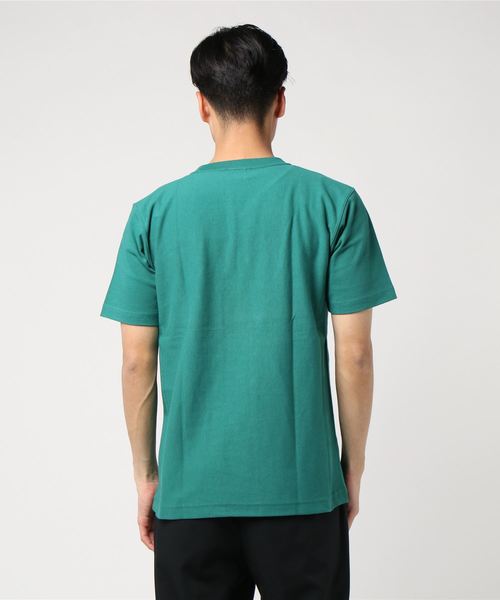 Champion（チャンピオン）の「チャンピオン RW T-SHIRT（Tシャツ/カットソー・メンズ・ホワイト/ダークグリーン/レッド/ダークブルー/ブラック/ネイビー・S/L/M/XL）」の7枚目の写真