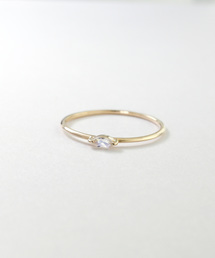 Jewel closet by L&Co. | 【誕生石】K10 マーキスカット スリムリング(リング)