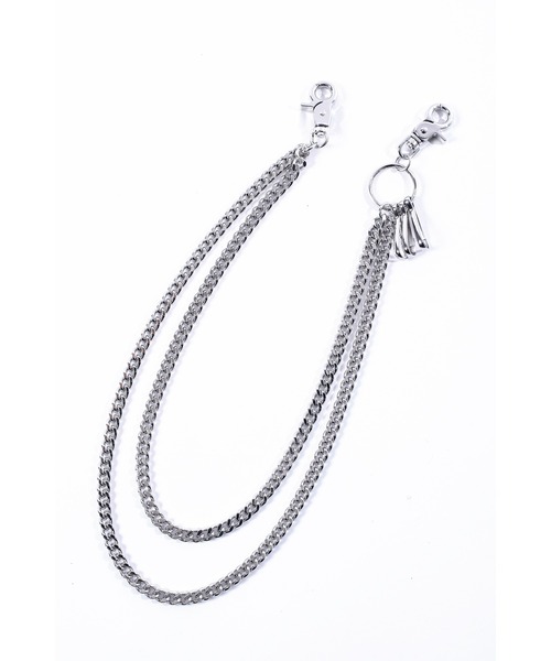 an meets zakka(アンミツザッカ)の「an meets zakka 2連ウォレットチェーン(ウォレットチェーン・メンズ・ガンメタ/シルバー/ゴールド/アンティークゴールド/アンティークシルバー・ONE SIZE)」の8枚目の写真