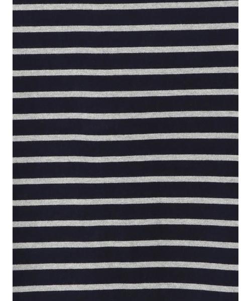 CRAFT STANDARD BOUTIQUE（クラフトスタンダードブティック）の「衿配色ボーダーカットBIGプルオーバー●（Tシャツ/カットソー・レディース・ネイビー/アイボリー・L/M）」の15枚目の写真