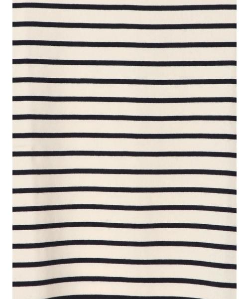 CRAFT STANDARD BOUTIQUE（クラフトスタンダードブティック）の「衿配色ボーダーカットBIGプルオーバー●（Tシャツ/カットソー・レディース・ネイビー/アイボリー・L/M）」の14枚目の写真