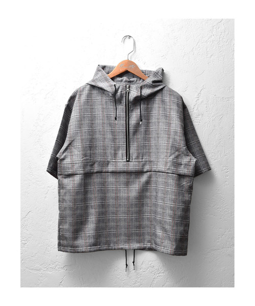 MinoriTY（マイノリティ）の「半袖アノラック レトロチェック ビッグシルエット（シャツ/ブラウス・メンズ・その他1/その他・L/M）」の10枚目の写真